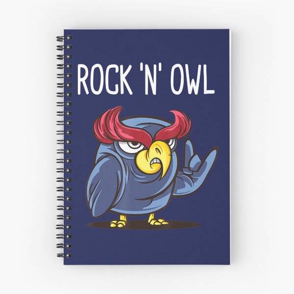 Item preview, Rock N Owl Devil Horns Heavy Metal Music Rock designed and sold by BubuNerea.