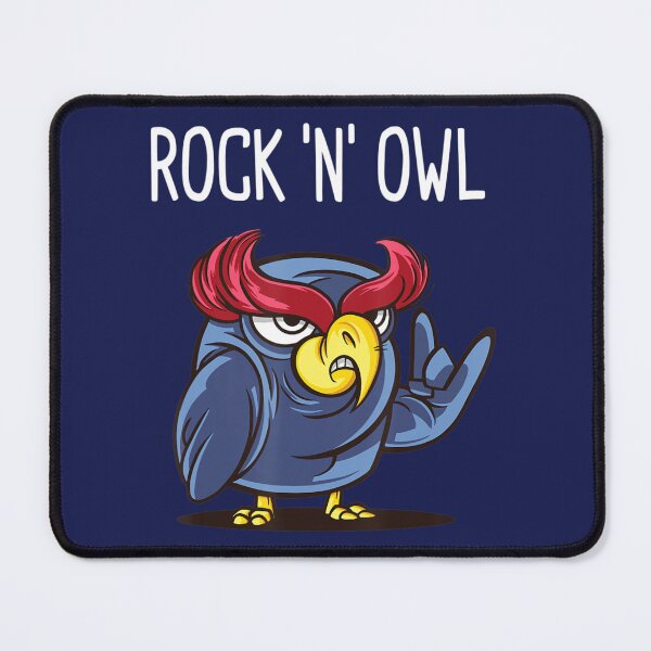 Item preview, Rock N Owl Devil Horns Heavy Metal Music Rock designed and sold by BubuNerea.