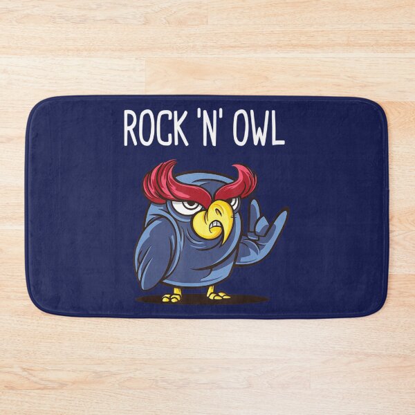 Item preview, Rock N Owl Devil Horns Heavy Metal Music Rock designed and sold by BubuNerea.