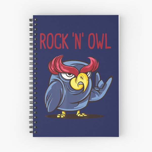 Item preview, Rock N Owl Devil Horns Rock And Roll Heavy Metal designed and sold by BubuNerea.