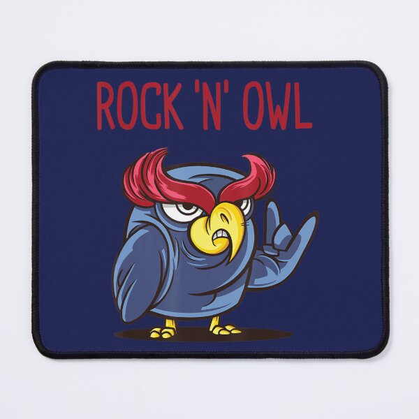 Item preview, Rock N Owl Devil Horns Rock And Roll Heavy Metal designed and sold by BubuNerea.