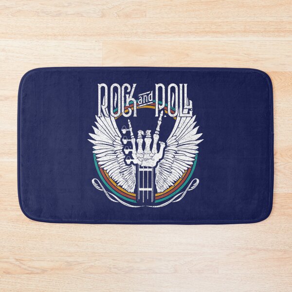 Item preview, Rock N Roll Skeleton Guitar Wing Heavy Metal Music Lover designed and sold by BubuNerea.