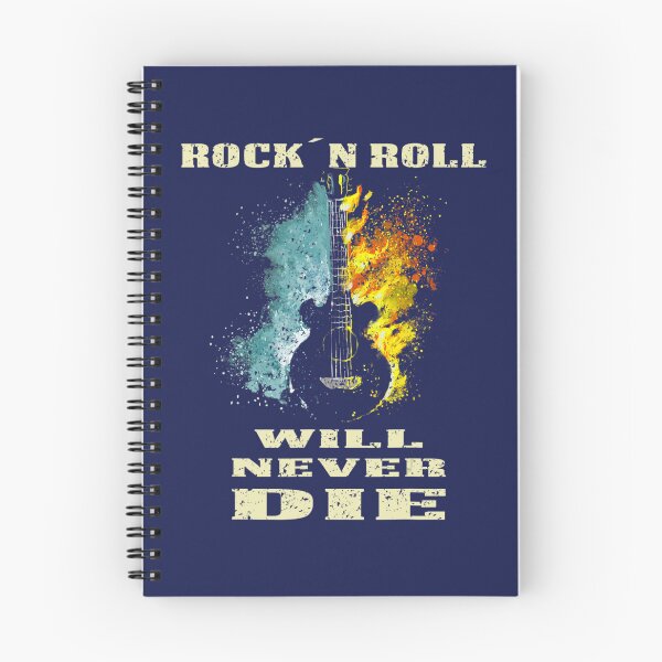 Item preview, Rock N Roll Will Never Die Rock Heavy Metal Music Vintage designed and sold by BubuNerea.