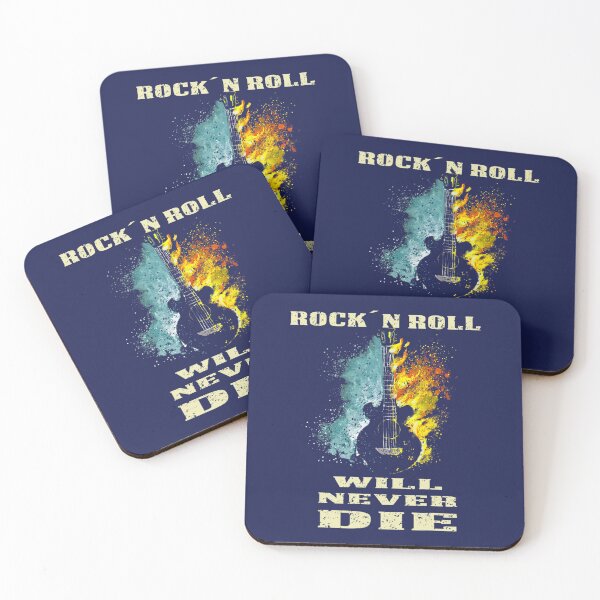 Item preview, Rock N Roll Will Never Die Rock Heavy Metal Music Vintage designed and sold by BubuNerea.
