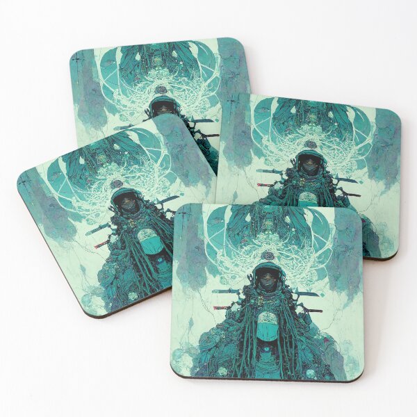 Artikelvorschau, Desert Harvester Opium Fantasy Pirate Samurai  Tecno Noir Cyber Punk Demon Hunter entworfen und verkauft von esotericorigins.