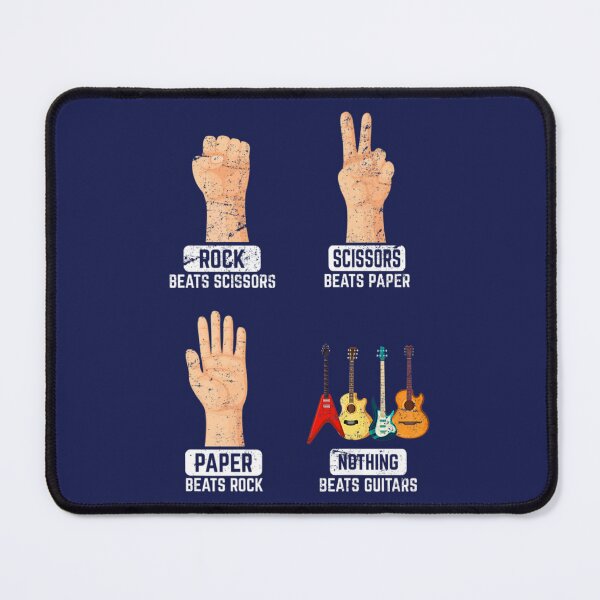 Item preview, Rock Paper Scissors Nothing Beats Guitars Guitar Lover designed and sold by BubuNerea.