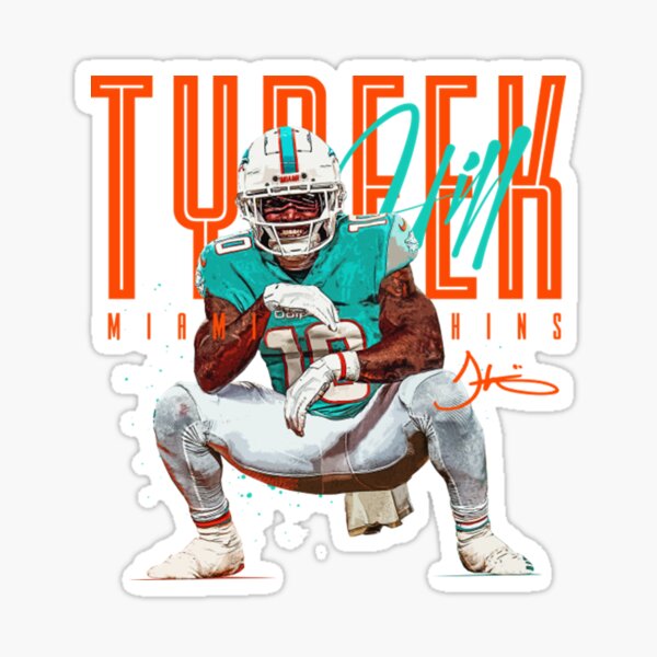 Miami Dolphins Tyreek Hill Sticker for Sale by phinsup