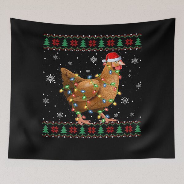 Item preview, Chicken Funny Xmas Matching Family Santa Ugly Chicken Christmas 30 Hen Rooster designed and sold by MaxiAdelmans.