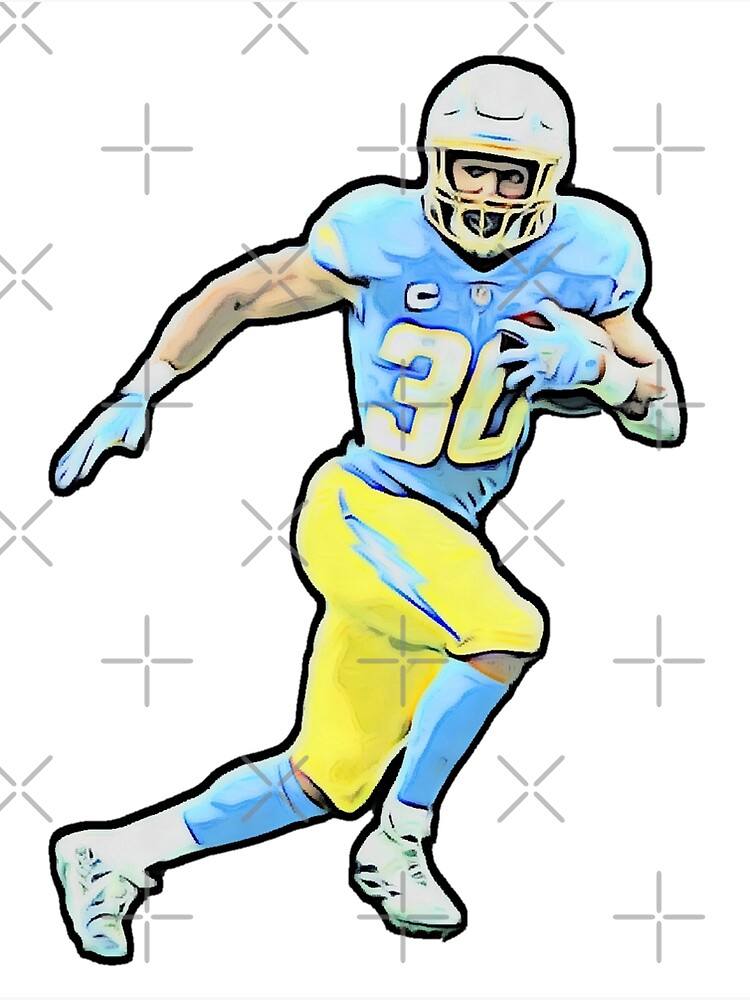 Austin Ekeler football Paper Poster Chargers 4