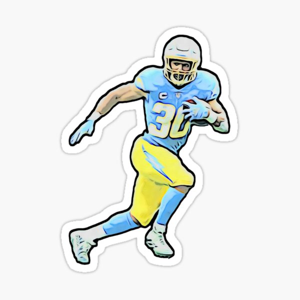 Austin Ekeler Away Jersey Sticker for Sale by designsheaven