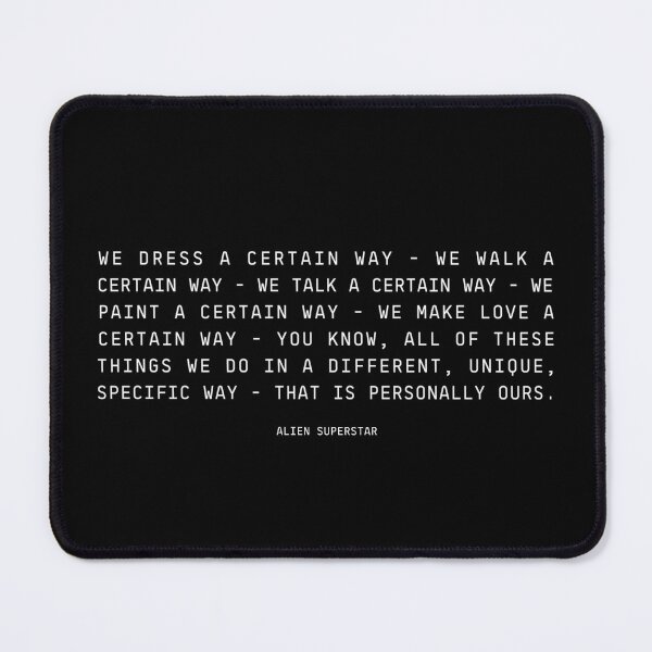 Item preview, ALIEN SUPERSTAR UNIQUE LYRICS designed and sold by xenocene.