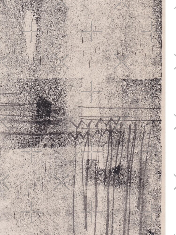 Heartbeat - Abstract Monoprint Artwork by whya
