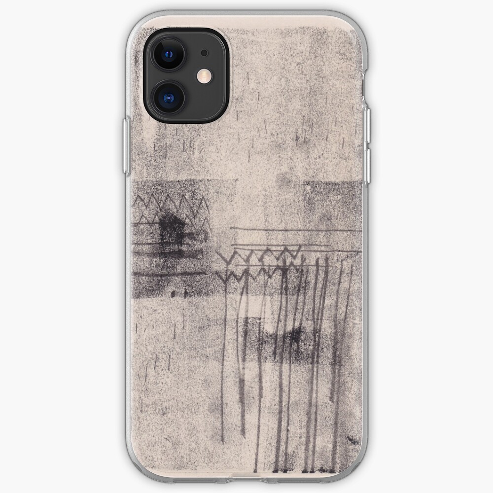 Heartbeat - Abstract Monoprint Artwork iPhone Case & Cover