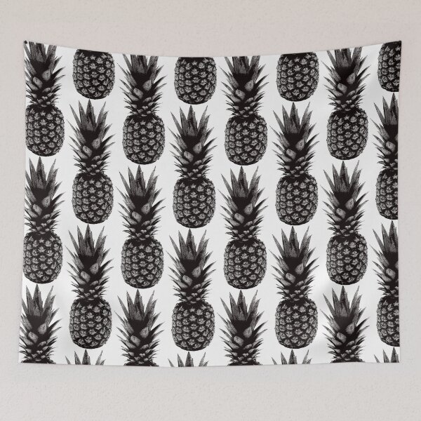 Item preview, Pineapple - engraved (black) designed and sold by Roseferngr.