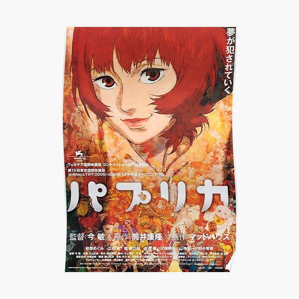 "paprika anime movie" Poster for Sale by gWenDolyNtosTas Redbubble