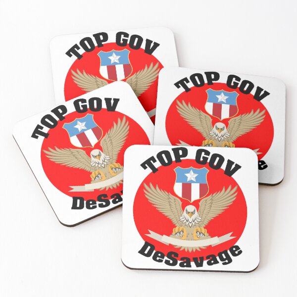 Item preview, Top Gov Ron DeSavage Florida's Governor Runs For Office Presidential Election Ron De Santis designed and sold by Sonatablue.