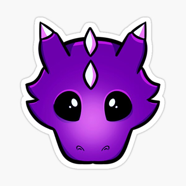 Purple Dragon Sticker