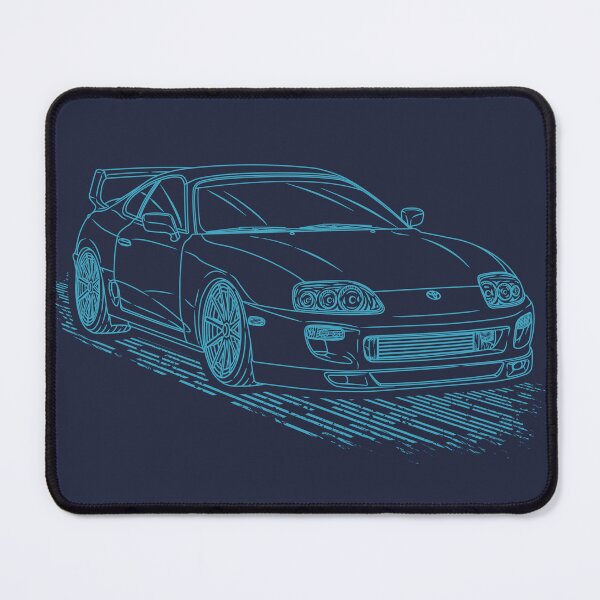 Item preview, JDM Toyota Supra MK4 Lineart Blueprint designed and sold by JDM Guyvit.