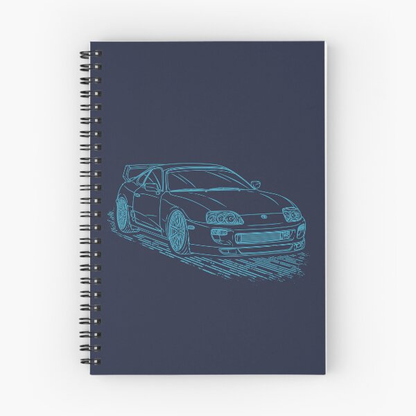 Item preview, JDM Toyota Supra MK4 Lineart Blueprint designed and sold by JDM Guyvit.