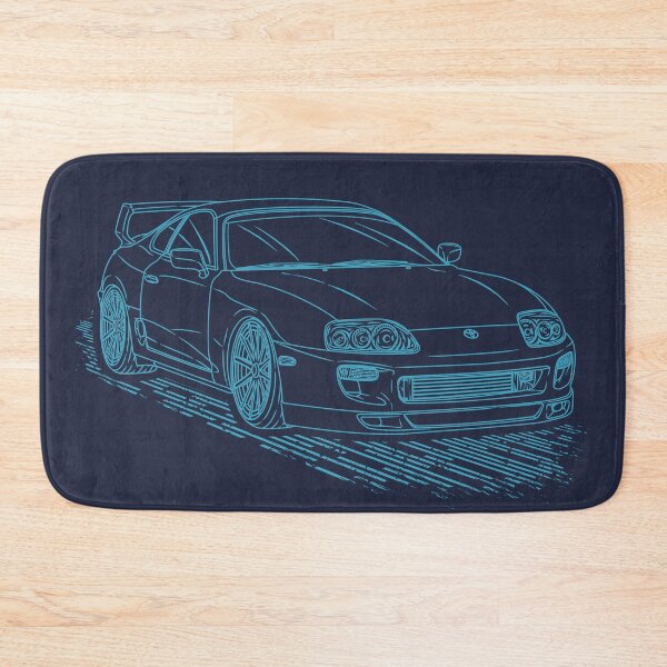 Item preview, JDM Toyota Supra MK4 Lineart Blueprint designed and sold by JDM Guyvit.