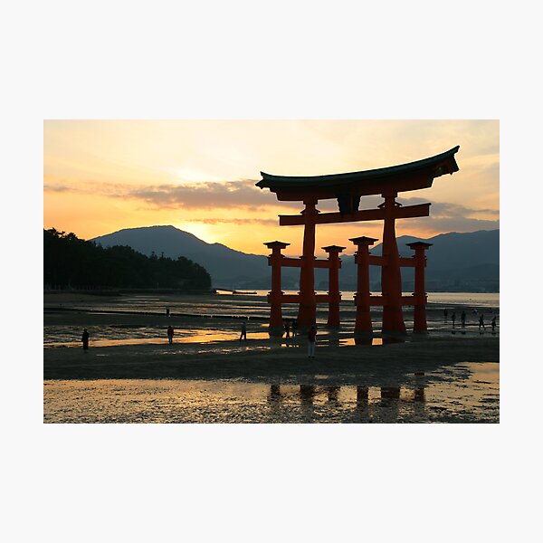 torri Gate at sunset Photographic Print