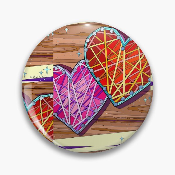 Item preview, A double heart style design designed and sold by iloveclayaiken.