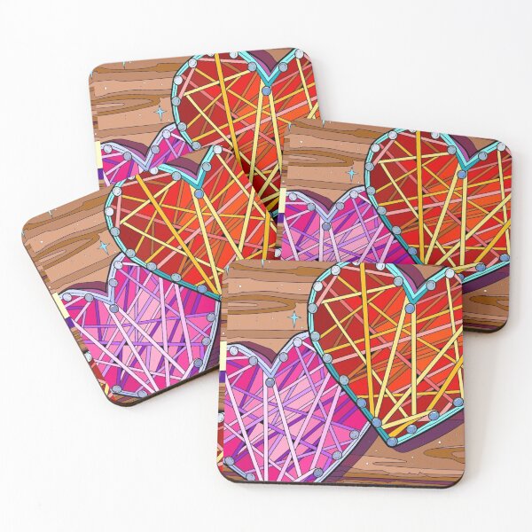 Item preview, A double heart style design designed and sold by iloveclayaiken.
