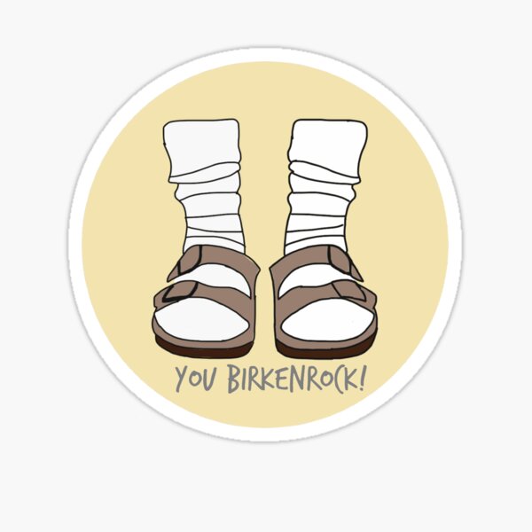 you birkenrock yellow Sticker