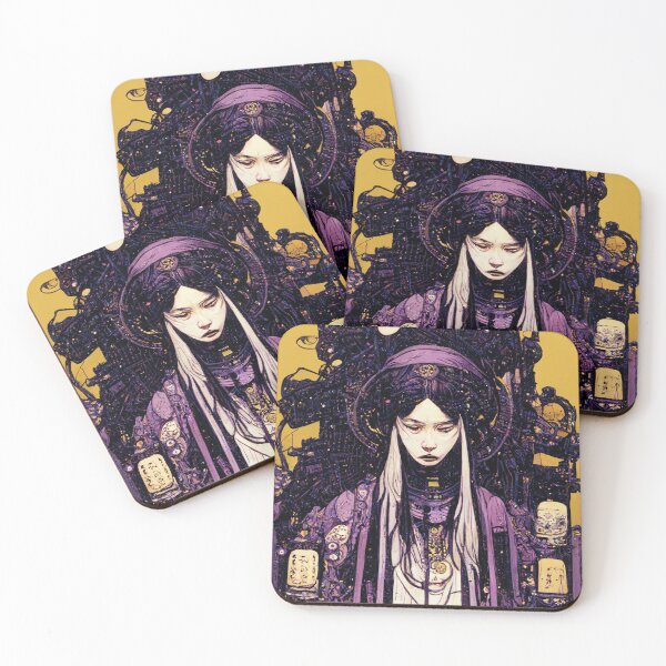 Item preview, Hacker Fantasy Pirate Samurai  Tecno Noir Cyber Punk Demon Hunter designed and sold by esotericorigins.