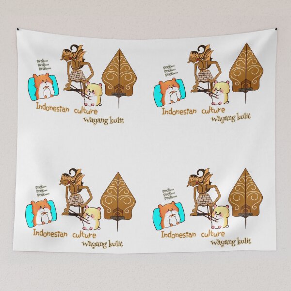 Item preview, Hamster | Hamster Lover - Indonesian culture Wayang kulit designed and sold by FennyWijayaMomo.