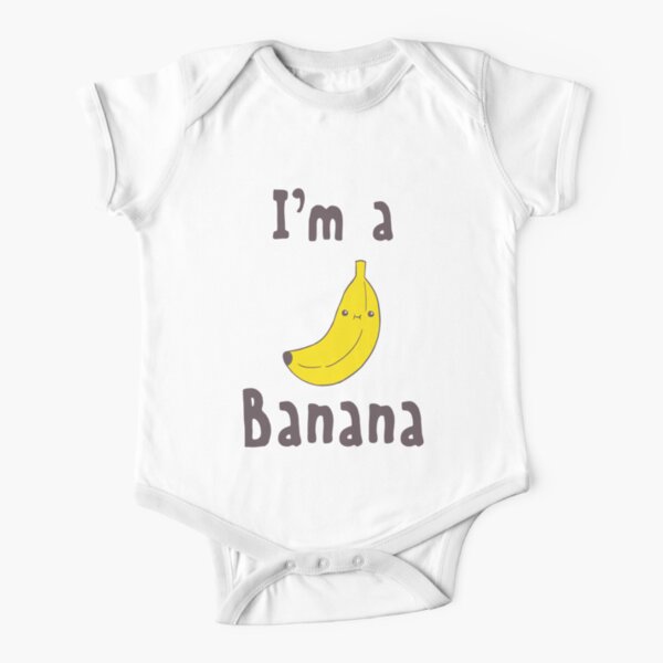 I'm a Banana Short Sleeve Baby One-Piece