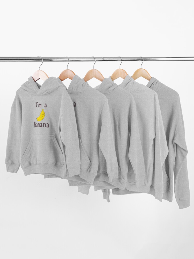 Alternate view of I'm a Banana Kids Pullover Hoodie