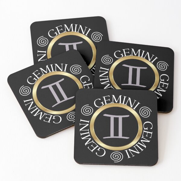 Item preview, Gemini Zodiac Symbol Text Circle designed and sold by Hellofriendco.