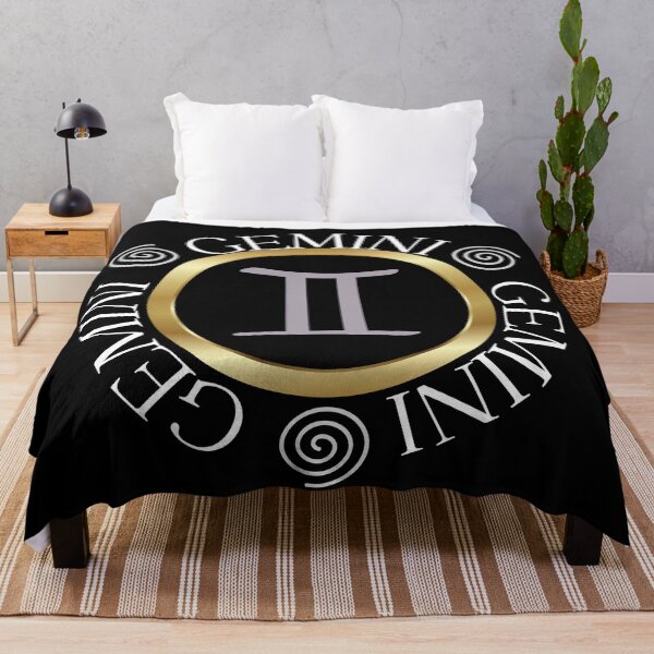 Item preview, Gemini Zodiac Symbol Text Circle designed and sold by Hellofriendco.
