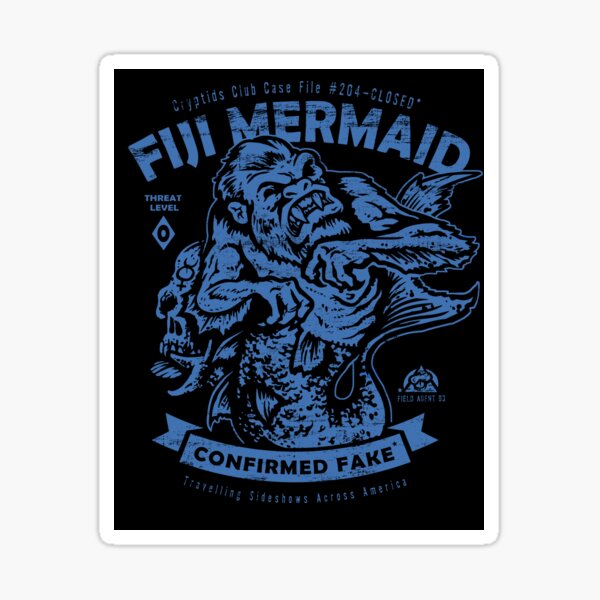 Fiji Mermaid - Cryptids Club Case File #204 Sticker