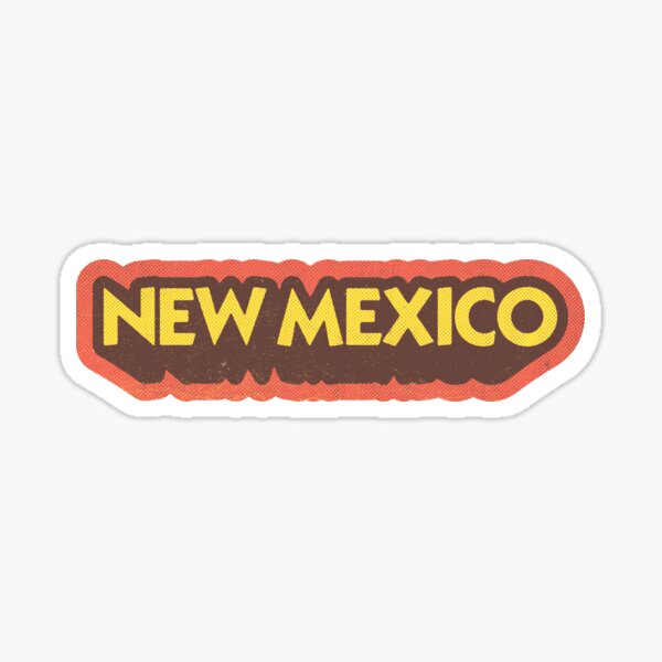Item preview, New Mexico State Sticker | Retro Pop designed and sold by retroready.