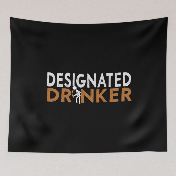 Item preview, Mens Beer Lovers, Designated Drinker Funny Drinking Beer design designed and sold by Merchking1.