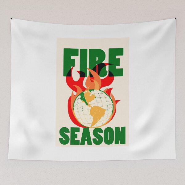 Item preview, Fire Season - Firefighter inspired Design designed and sold by trqffic.