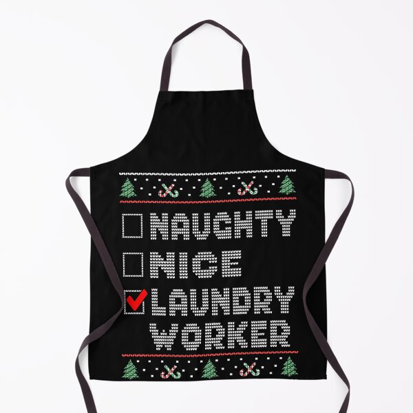 Item preview, Naughty Nice Laundry Worker, Matching Christmas Group Pajama design designed and sold by Merchking1.
