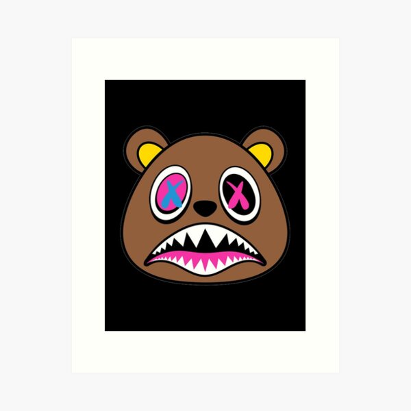 Download Kanye West Bear Colorful Aesthetic Chased By Ghost Wallpaper   Wallpaperscom