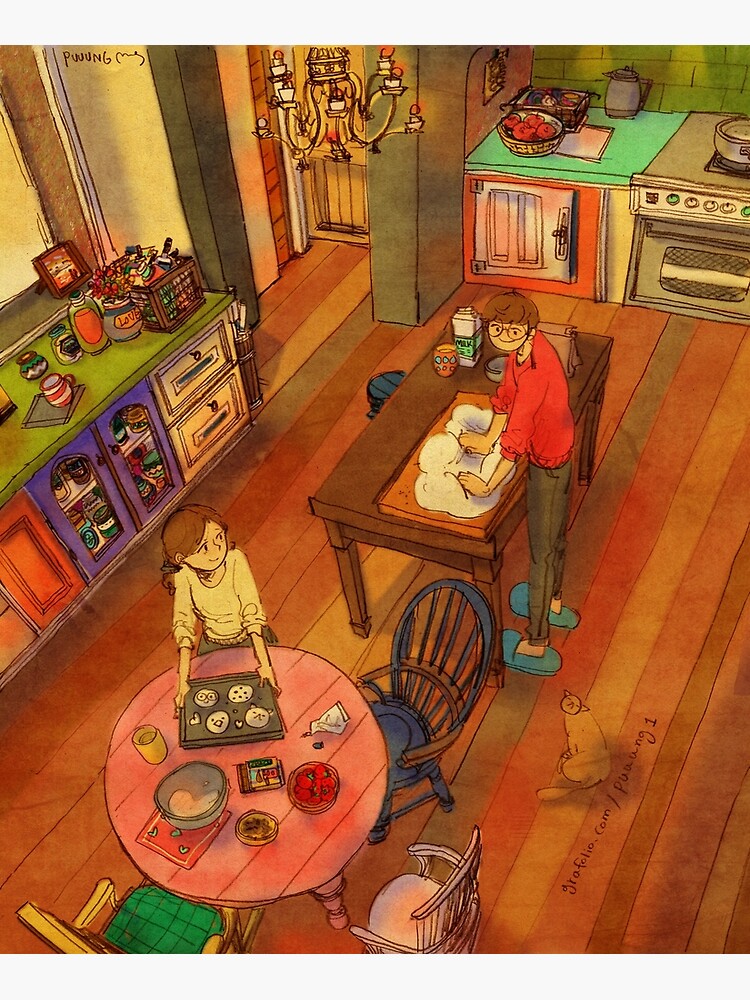Making cookies and bread by puuung1