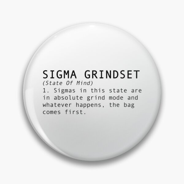 Item preview, Sigma Grindset Funny Definition designed and sold by PhamilyCusz.