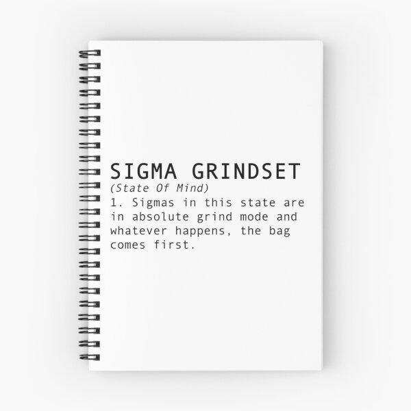 Item preview, Sigma Grindset Funny Definition designed and sold by PhamilyCusz.