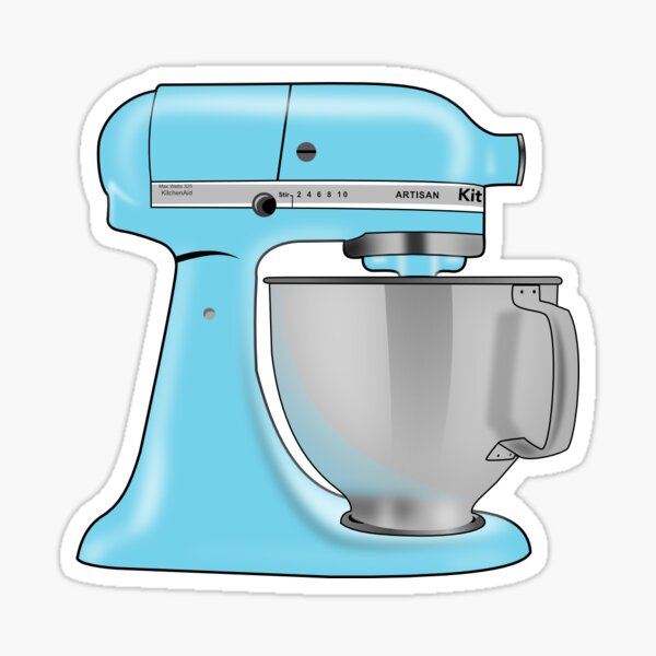 Kitchenaid Stand Mixer - Blue Spiral Notebook for Sale by greteldorrian