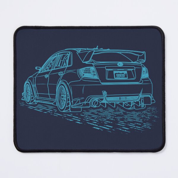 Aperçu de l'œuvre Plan Subie Impreza WRX Stinkeye Lineart créée et vendue par JDM Guyvit.