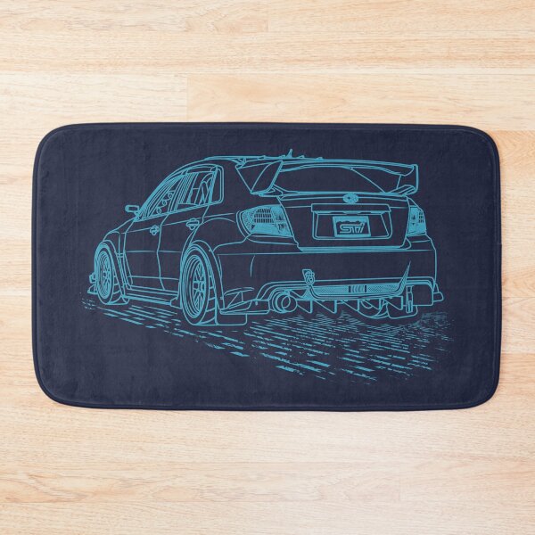 Item preview, Subie Impreza WRX Stinkeye Lineart Blueprint designed and sold by JDM Guyvit.