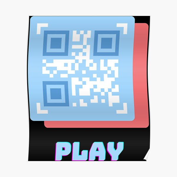 Funny Qr Code Posters For Sale Redbubble