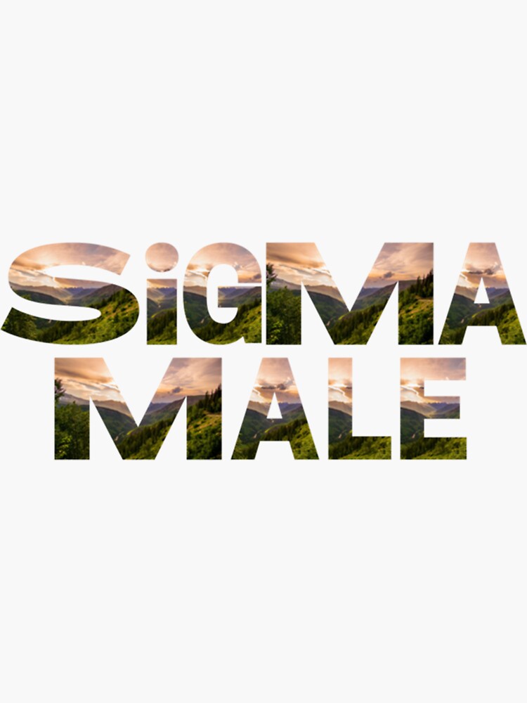 SIGMA MALE Sticker For Sale By PhamilyCusz Redbubble sigma-male-sticker-for-sale-by-phamilycusz-redbubble