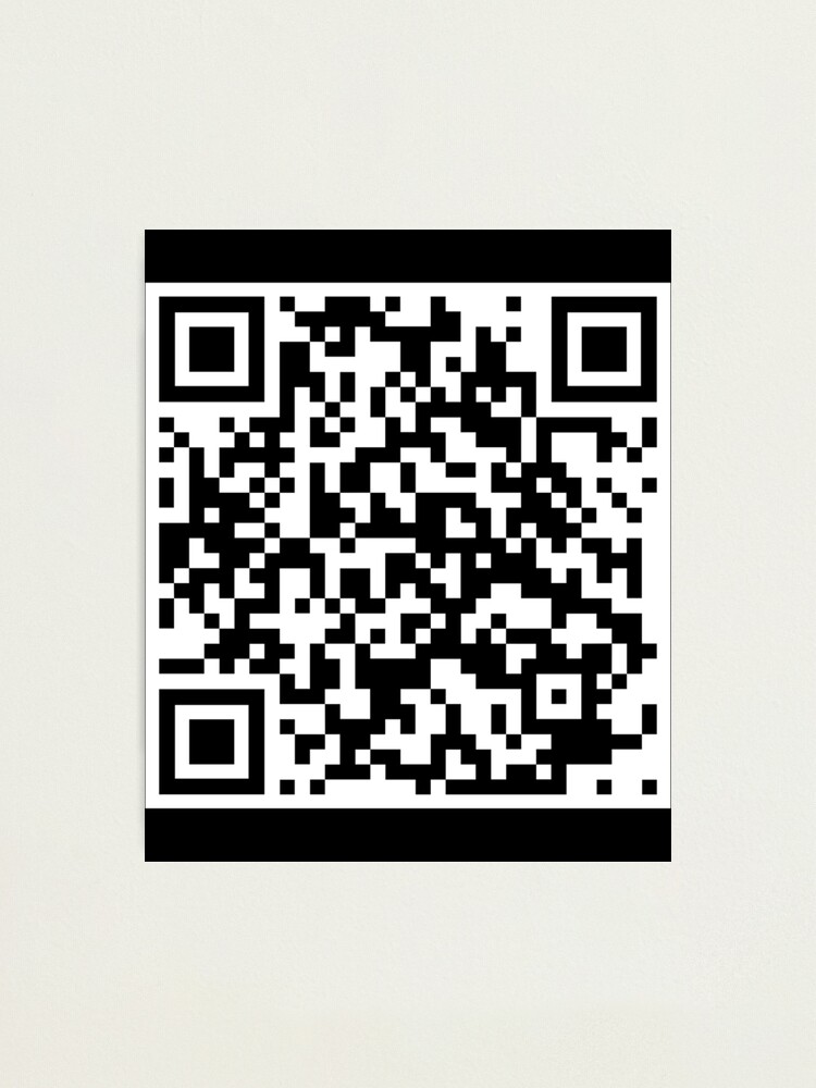 Rick Roll QR Code - Sexy pics of your mom - Rick Astley - Posters