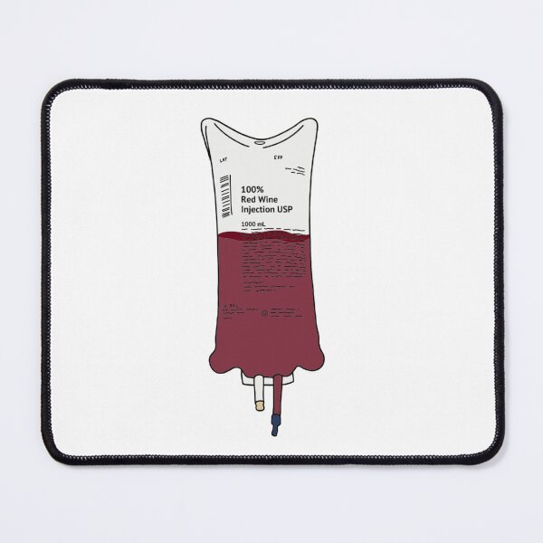 Item preview, Red Wine IV Infusion designed and sold by Nurse Kate K..